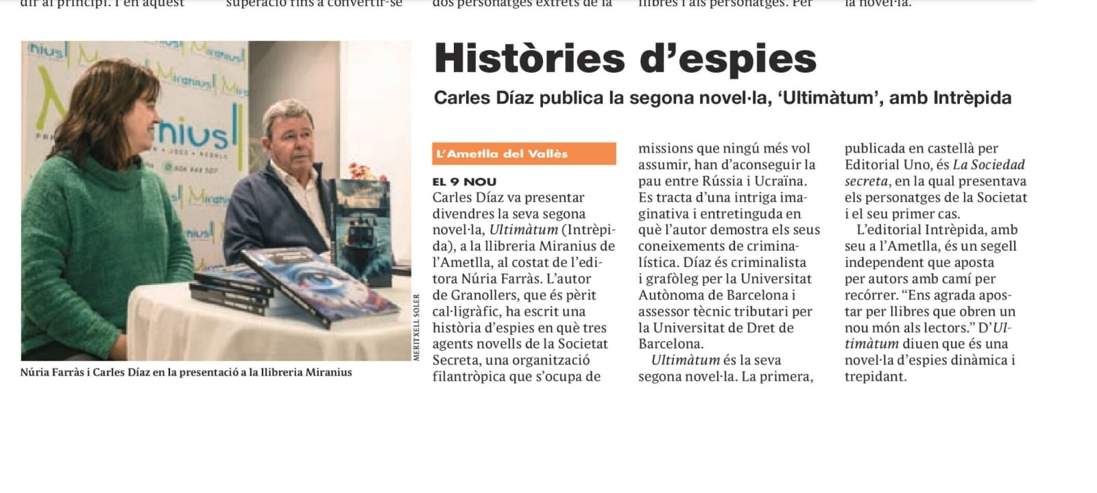 Ultimàtum a la premsa