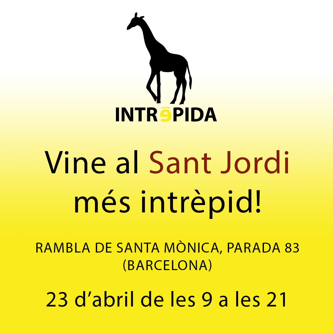 Vine al Sant Jordi més intrèpid!